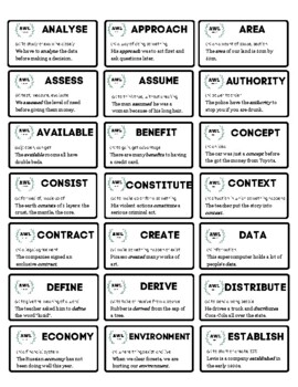 AWL Sublist 2. Academic. Flashcards. Online. Vocabulary. ESL. Test