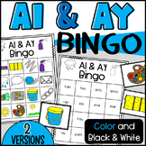 AY and AI Phonics Bingo Game