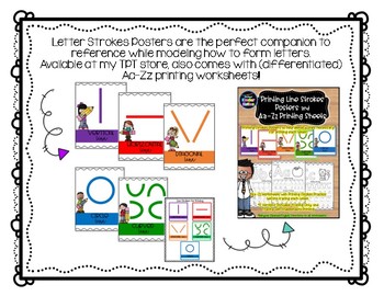 Writing Our Letters / Handwriting Letter Formation Poster by Teach