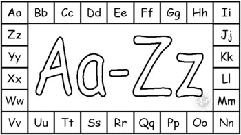 Preview of Aa -Zz Letters Colouring Worksheets