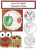 Alphabet Craft Alphabet Activities A is for Apple Alphabet Wheel