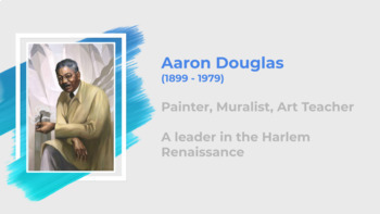Preview of Aaron Douglas - African American Art Mini-Lesson & Art Project (Step-by-Step)