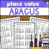 Abacus - Place Value - Hundreds, Tens and Ones Worksheets 