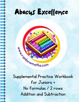 Preview of Abacus Soroban Practice Workbook
