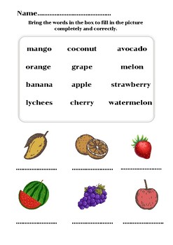 Preview of Abbreviated English Vocabulary Worksheets