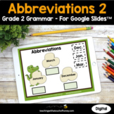 Abbreviations Grammar Practice | 2nd Grade Grammar Activities