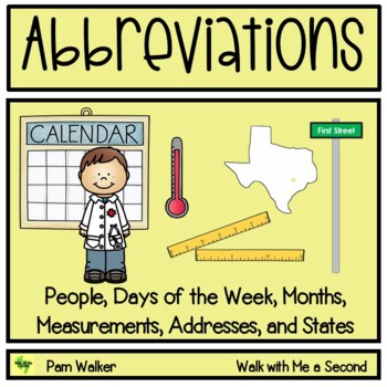 Preview of Abbreviation Activities for Primary Grades
