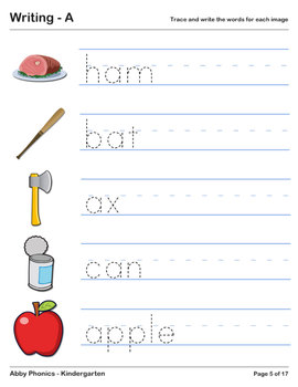 Abby Phonics - Kindergarten - The Letter A Series by AbbyExplorer