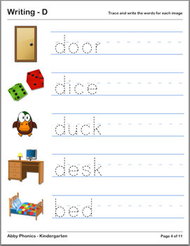 Abby Phonics - Kindergarten - The Letter D Series by AbbyExplorer