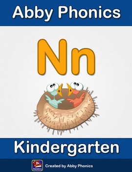 Preview of Abby Phonics - Kindergarten - The Letter N Series