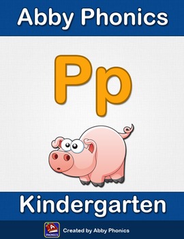 Preview of Abby Phonics - Kindergarten - The Letter P Series