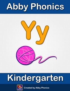 Preview of Abby Phonics - Kindergarten - The Letter Y Series