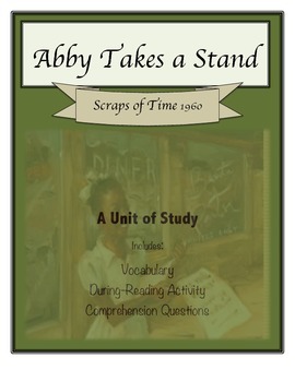 Preview of Abby Takes a Stand Novel Study