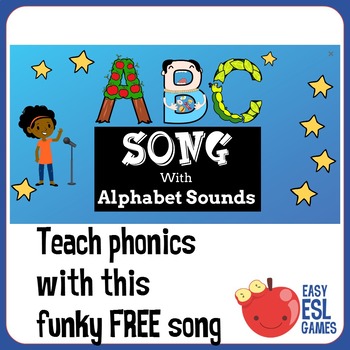 Preview of ABC Song with Phonics Sandwiched between 2 verses of the Alphabet Song