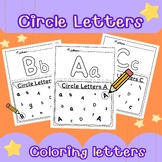 Abc alphabet circle - 26 Circular Pages for Kids' Memory