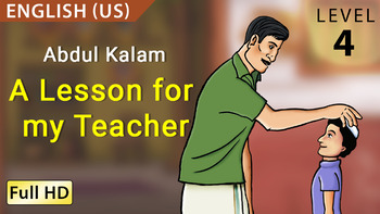 Preview of Abdul Kalam, A Lesson for my Teacher: Learn English (US) - Story for Children