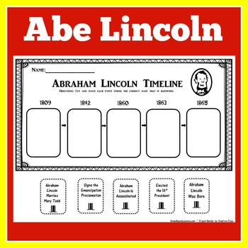 abraham lincoln kindergarten worksheets