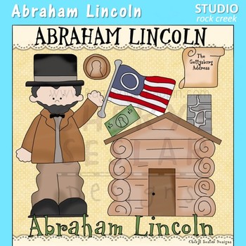 Abe Lincoln Us History Color Clip Art C Seslar By Classroom Collage