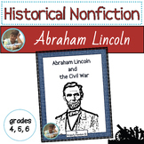 Abe Lincoln and the Civil War: Four Informational Text Passages & Printables