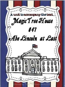 Preview of Abe Lincoln at Last {A mini-unit to accompany the Magic Tree House book}