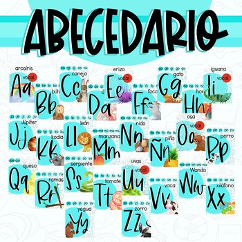 Abecedario | Colección Regreso a clases | Alphabet Classroom Decor