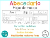 Abecedario - Hojas de Trabajo - Español - Alfabeto - Sonidos