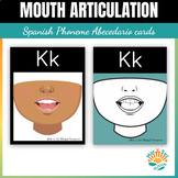 Abecedario Spanish Alphabet Mouth Articulation Sound Cards
