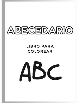 Preview of Abecedario para colorear - Español - PreK