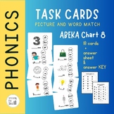Abeka Chart 8 Special Sounds Phonics Task Cards - Picture 