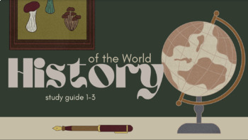 Preview of Abeka History of the World Chapters 1-3 Study Guide (digital)