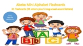 Abeka Inspired Mini Alphabet Flashcards