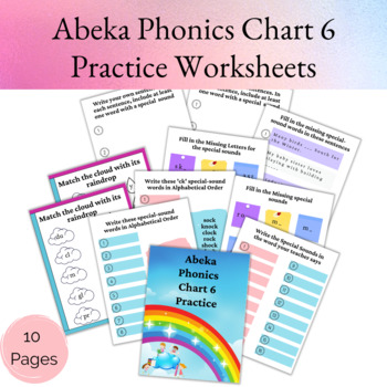 Preview of Abeka Phonics Chart 6 Spelling Practice