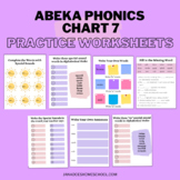 Abeka Phonics Chart 7 -  SEVEN Practice Activities