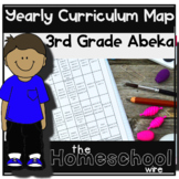 Abeka Third Grade HOMESCHOOL CURRICULUM Map  ENTIRE YEAR
