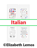 Abbigliamento e accessori flashcard + attività (Italian) (+ Digital TpT)