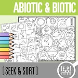 Abiotic and Biotic Factors Seek and Sort Science Doodle & 
