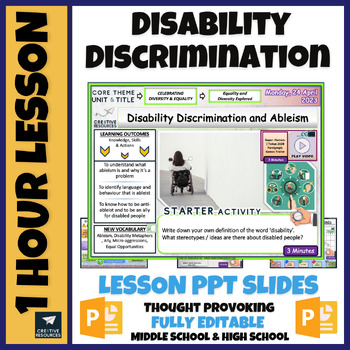 Preview of Ableism and Disability Discrimination