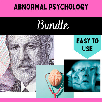 Preview of Abnormal Psychology Bundle for High School
