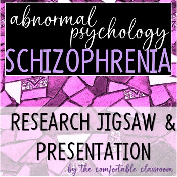 Preview of Abnormal Psychology Schizophrenia Jigsaw