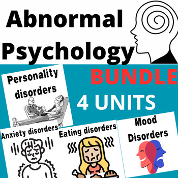 Preview of Abnormal Psychology BUNDLE 4 FULL UNITS: Lecture notes, Escape Rooms