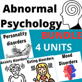 Abnormal Psychology BUNDLE 4 FULL UNITS: Lecture notes, Es