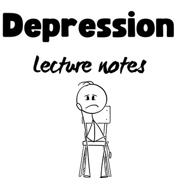 Preview of Abnormal Pychology: Depression Lecture notes