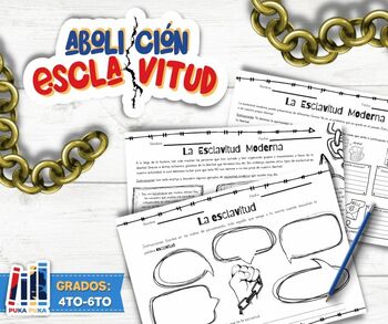 Preview of Abolición de la esclavitud (Actividades 4to-6to)