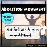 Abolition / Anti-Slavery MINI-BOOK & Activities: Tubman, D