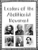 Abolitionist Movement Comprehension Packet