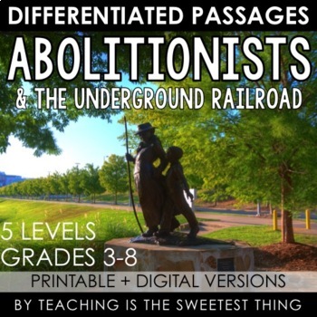 Preview of Abolitionists & the Underground Railroad: Passages - Distance Learning