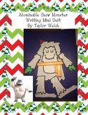 Abominable Snow Monster Mini Writing Unit and Craftivity