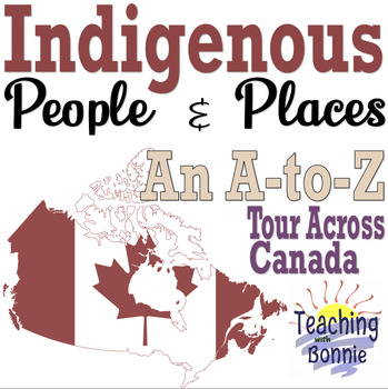 Preview of Canada First Nations & Indigenous People, Tribes & Places / A to Z Mini-Book