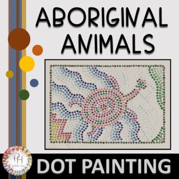 Preview of Aboriginal Animal Dot Painting Lesson