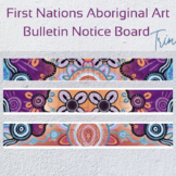 Aboriginal Art Border Trim | 'Connections' | Notice Displa